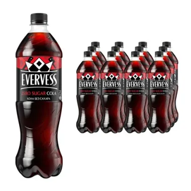 Напиток Evervess Cola без сахара газированный, 1л